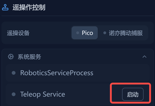 Start Teleop Service
