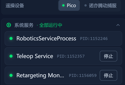 Retargeting Monitor running